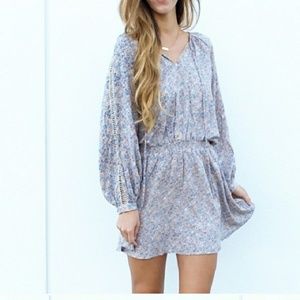 COPY - BLUE & MOCHA COLORED DRESS